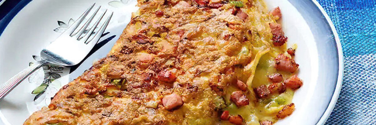 Omelette Keto con Jamón y Pimiento [Receta]
